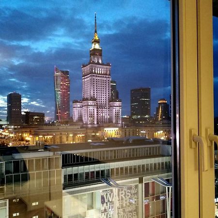 Appartamento Apartament Widok Centrum Varsavia Esterno foto