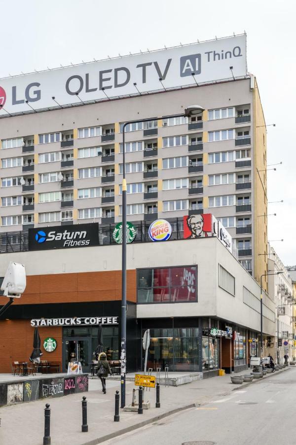 Appartamento Apartament Widok Centrum Varsavia Esterno foto