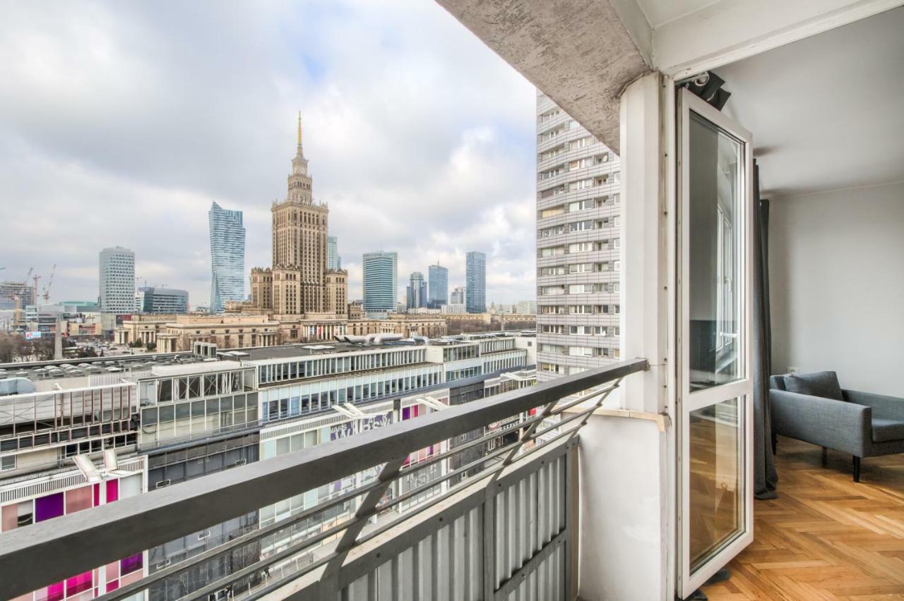 Appartamento Apartament Widok Centrum Varsavia Esterno foto